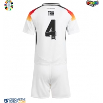 Otroški Nogometni dresi Nemčija Jonathan Tah #4 Domači EP 2024 Kratek Rokav (+ Kratke hlače)